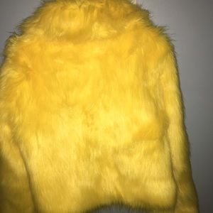 Oversized faux fur jackets